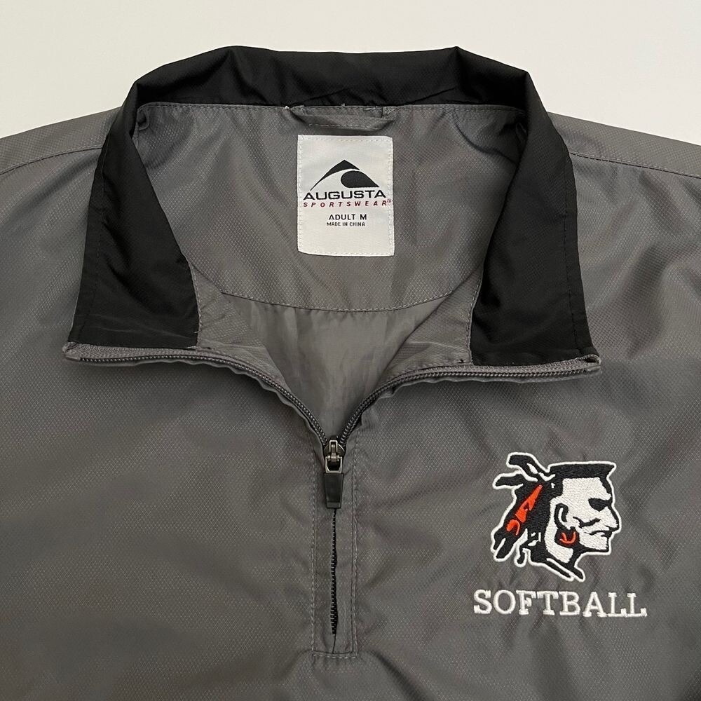 Augusta Sportswear Native Softball Windbreaker Pullover, Softball Jackets Z11‎ - Picture 7 of 11
